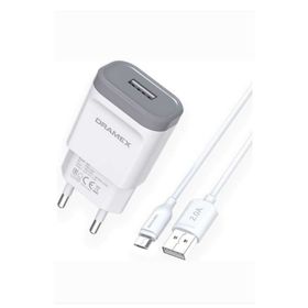 Dramex D21L 2.1A Şarj Aleti Lightning Kablolu Set