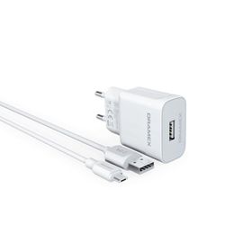 Dramex D26M 2.6A Şarj Aleti Micro USB Kablolu Set