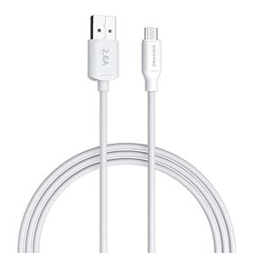 Dramex D26MK 2.6A 1 mt Beyaz Micro USB Data Şarj Kablosu