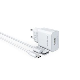 Dramex D26T 2.6A Şarj Aleti Type-C Kablolu Set
