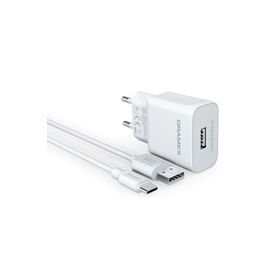 Dramex D26T 2.6A Şarj Aleti Type-C Kablolu Set