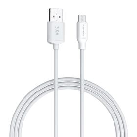 Dramex D30MK 3.0A 1 mt Beyaz Micro USB Data Şarj Kablosu
