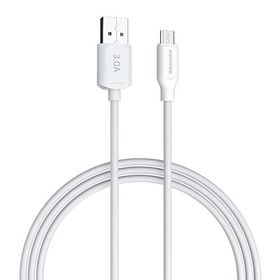 Dramex D30MK 3.0A 1 mt Beyaz Micro USB Data Şarj Kablosu