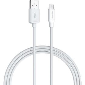 Dramex D30MK 3.0A 1 mt Beyaz Micro USB Data Şarj Kablosu