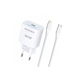 Dramex DPD20L Valence Type-C To Lightning Kablolu 20W Pd Hızlı Şarj Aleti Set