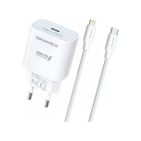 Dramex DPD20L Valence Type-C To Lightning Kablolu 20W Pd Hızlı Şarj Aleti Set
