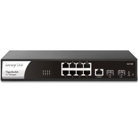 Draytek 8 Port Vigor Switch G2100 Gb 2X SFP Yönetilebilir Switch