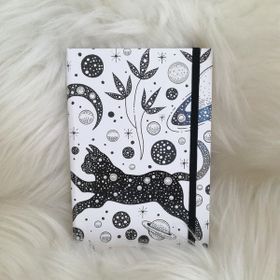 Dream Butik Kedi Desenli Lastikli Defter