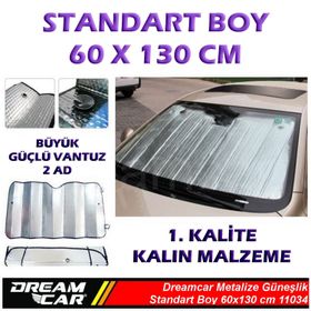 Dreamcar 11034 Metalize Balonlu 60 x 130 cm Güneşlik
