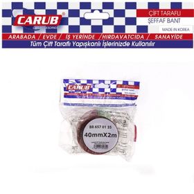 Dreamcar 40 mm x 2 m Akrilik Şeffaf Süper Güçlü Çift Taraflı Bant