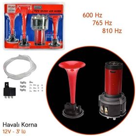 Dreamcar 64320 Havalı 3'lü Korna