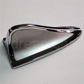 Dreamcar 8030302 Gri-Krom Shark Yapışkanlı Süs Anten