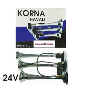 Dreamcar Havalı Paslanmaz Krom 12V Arap Korna