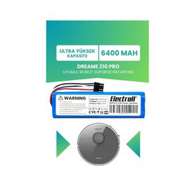 Dreame Z10 Pro 6400 Mah Robot Süpürge Batarya