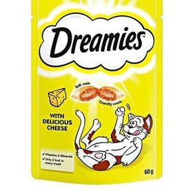 Dreamies 12x60 gr İç Dolgulu Peynirli Kedi Ödül Bisküvisi