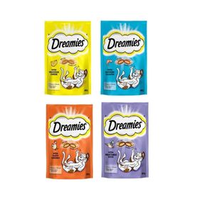 Dreamies 4x60 GR Peynirli-Somonlu-Ördek Etli-Tavuk Etli Kedi Ödülü