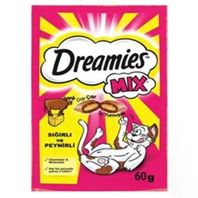 Dreamies 60 gr Biftek ve Peynirli Mix Kedi Ödül Maması