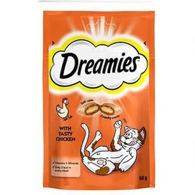 Dreamies 60 gr İçi Dolgulu Tavuklu Kıtır Kedi Ödül Maması