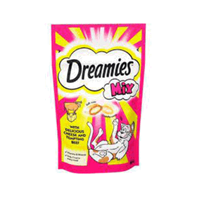 Dreamies 60 gr Peynirli ve Sığır Etli Kedi Ödül Maması