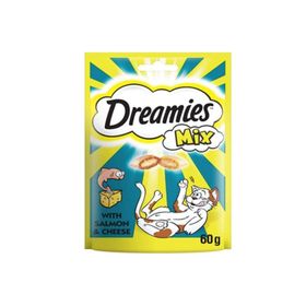Dreamies 60 gr Somon ve Peynirli Mix Kedi Ödül Maması