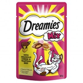 Dreamies 6x60 gr Mix Dana Etli Peynirli Kedi Ödülü