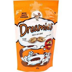 Dreamies 6x60 gr Tavuklu Pouch Kedi Ödülü