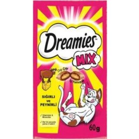 Dreamies Mix Biftekli ve Peynirli 6x60 gr Kedi Ödülü Maması