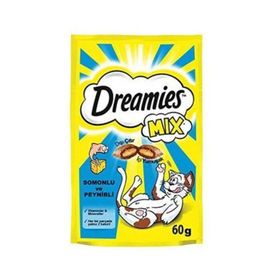 Dreamies Mix Somonlu ve Peynirli 60 gr Kedi Ödülü Maması