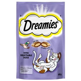 Dreamies Ördekli 60 gr İçi Dolgulu Kıtır Kedi Ödülü
