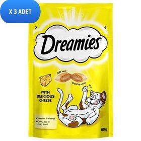 Dreamies Peynirli 3x60 gr Kedi Ödül Maması