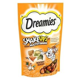 Dreamies Shake Ups Multivitamins Tavuk ve Ördek Aromalı Naneli 55 gr Kedi Ödülü