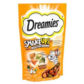 Dreamies Shake Ups Rockin Roost Tavuklu ve Ördekli 55 gr Kedi Ödül Bisküvisi