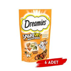 Dreamies Shake Ups Rockin Rooster 6x55 GR Kedi Ödülü