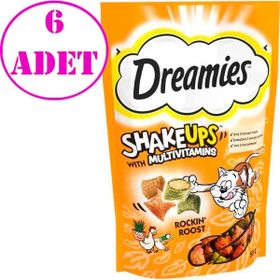 Dreamies Shake Ups Rockin Rooster 6x55 GR Kedi Ödülü