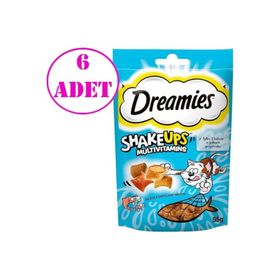 Dreamies Shake Ups Seafood 6x55 GR Kedi Ödülü