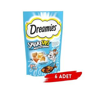 Dreamies Shake Ups Seafood 6x55 gr Kedi Ödülü