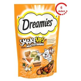 Dreamies Shakeups Multivitaminli 6x55 gr Kedi Ödülü Maması