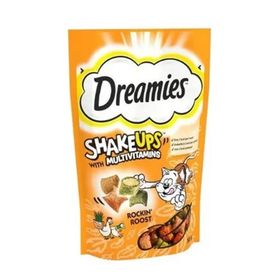 Dreamies ShakeUps Multivitamins Kümes Hayvanlı 55 gr Kedi Ödül Maması
