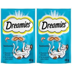 Dreamies Somonlu 2x60 gr Kedi Ödülü
