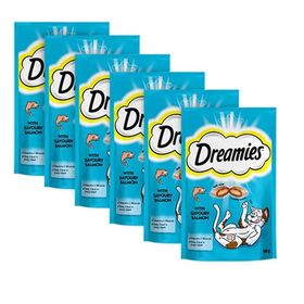 Dreamies Somonlu 6x60 gr Kedi Ödülü