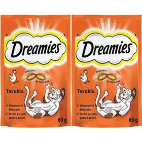 Dreamies Tavuklu 2x60 gr Kedi Ödül Maması