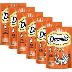 Dreamies Tavuklu 6x60 gr Kedi Ödül Maması