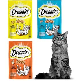 Dreamies Taze Çıtır 3 Adet Karışık Kedi Ödül Maması