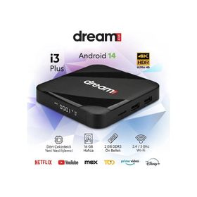 Dreamstar i3 Plus 16 GB 6K Android 14 TV Box