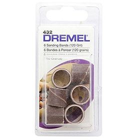 Dremel 13 mm 120 kumlu 432 6 Adet Bant Zımpara