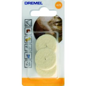 Dremel 26 mm 429 3 Adet Parlatma Diski