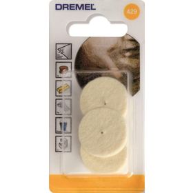 Dremel 26 mm 429 3 Adet Parlatma Diski