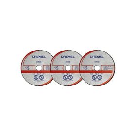 Dremel DSM20 Kompakt Testere ile Uyumlu 3 Adet Metal ve Plastik Kesme Diski