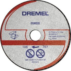 Dremel DSM20 Kompakt Testere ile Uyumlu 3 Adet Metal ve Plastik Kesme Diski