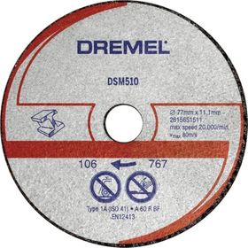 Dremel DSM20 Kompakt Testere ile Uyumlu 3 Adet Metal ve Plastik Kesme Diski